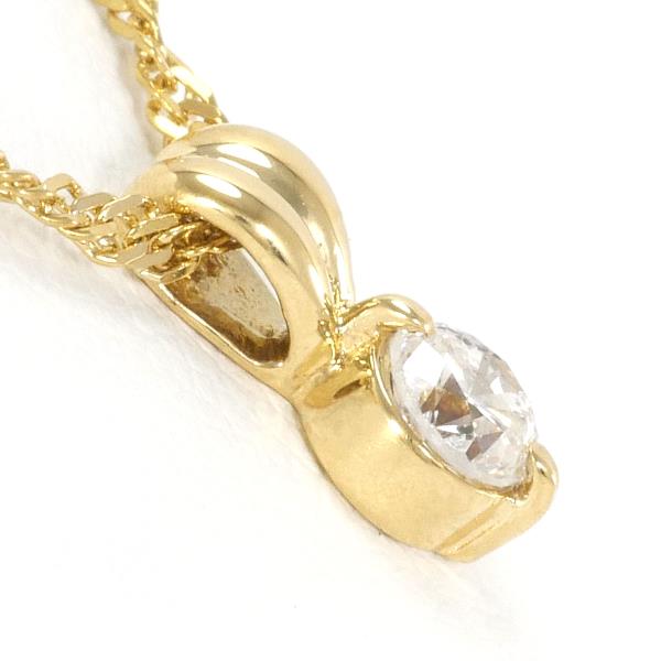 K18 Yellow Gold Diamond Necklace 0.18ct