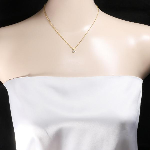 K18 Yellow Gold Diamond Necklace 0.18ct