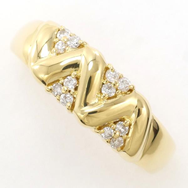 K18 Yellow Gold Diamond Ring 16