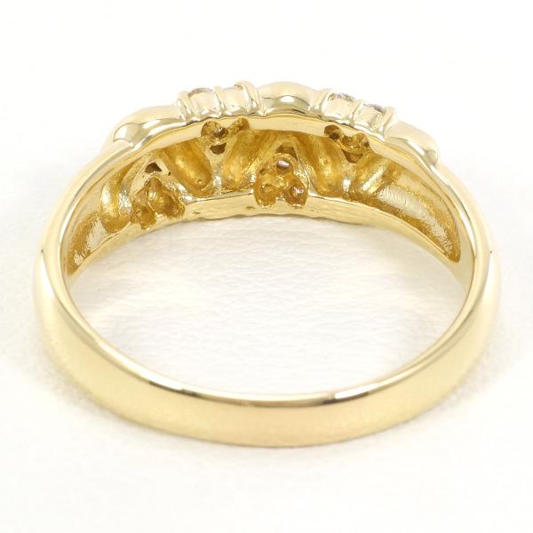 K18 Yellow Gold Diamond Ring 16