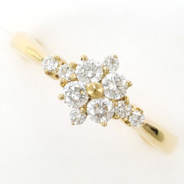 K18 Yellow Gold Diamond Ring