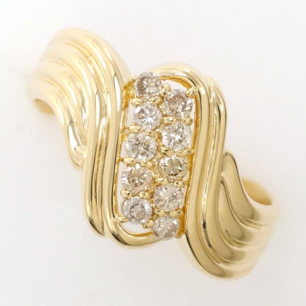 K18 Yellow Gold Diamond Ring 15