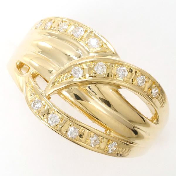 K18 Yellow Gold Diamond Ring