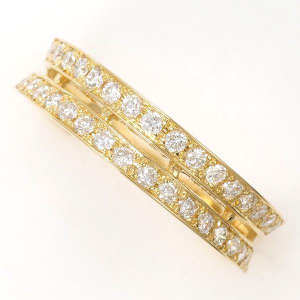 K18 Yellow Gold Diamond Ring 10.5