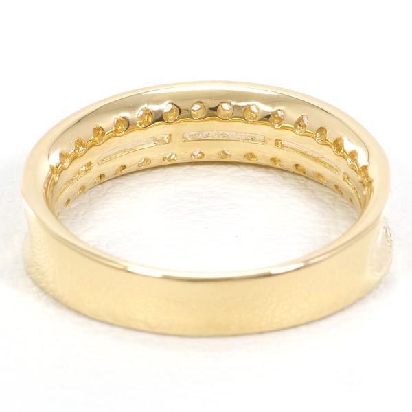 K18 Yellow Gold Diamond Ring 10.5