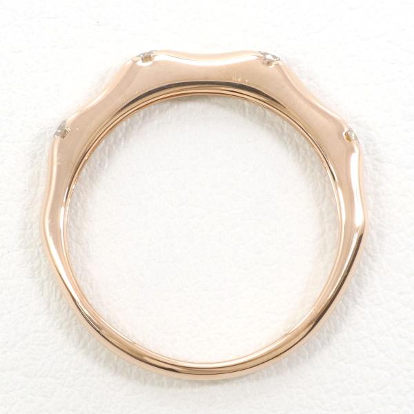 K18 Pink Gold Diamond Ring 13