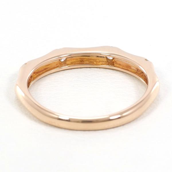 K18 Pink Gold Diamond Ring 13