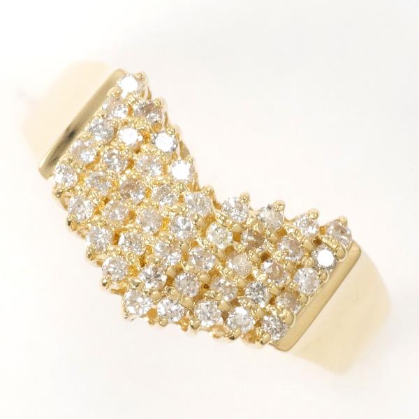 K18 Yellow Gold Diamond Ring