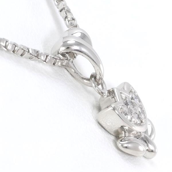 PT900 Platinum PT850 Necklace Diamond 0.07ct