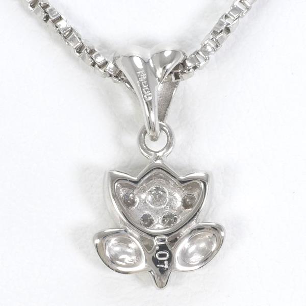 PT900 Platinum PT850 Necklace Diamond 0.07ct