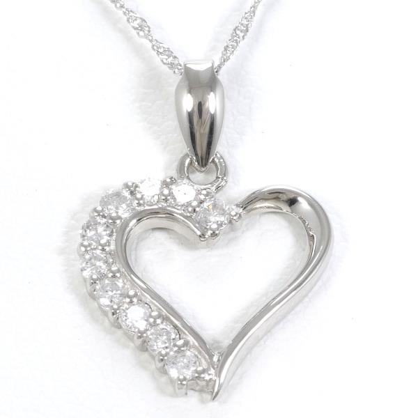 PT900 PT850 Platinum Diamond Necklace