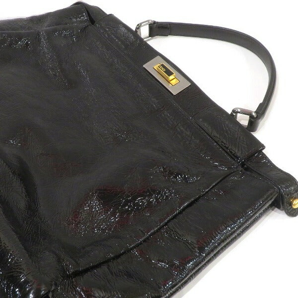 Fendi Peekaboo Patent Leather Handbag