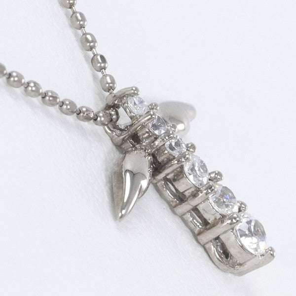 Take Up K18WG Zirconia Necklace