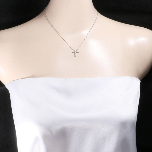 Take Up K18WG Zirconia Necklace