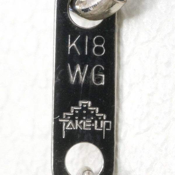 Take Up K18WG Zirconia Necklace