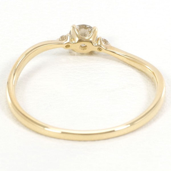 K18YG Yellow Gold Brown Diamond Ring