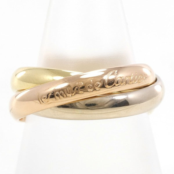 Cartier Trinity K18 Gold Ring 12.5