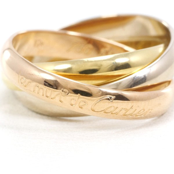 Cartier Trinity K18 Gold Ring 12.5