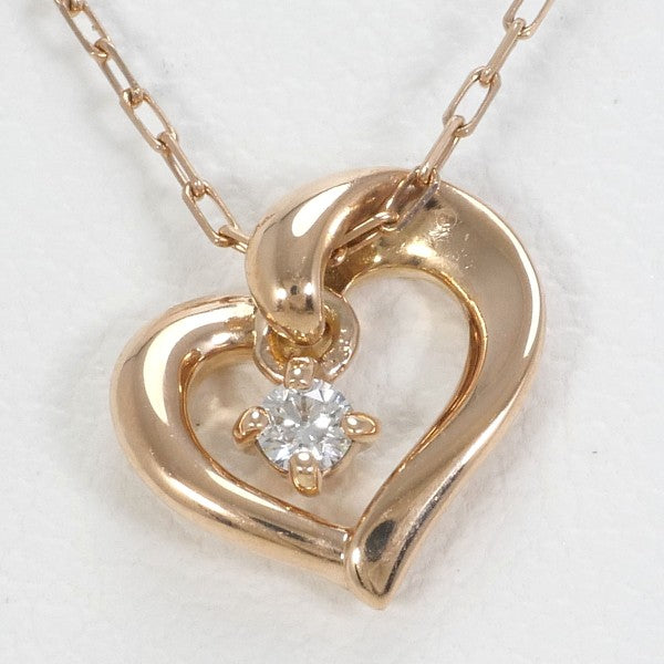 4℃ K10PG Diamond Necklace