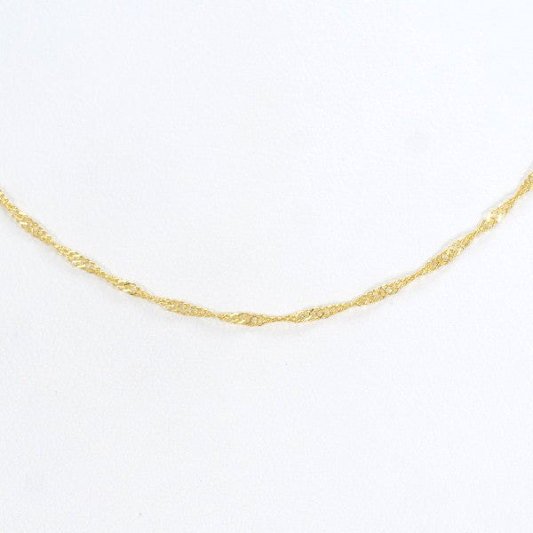 K24 Yellow Gold Necklace 24K