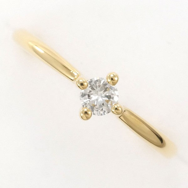 K18YG Yellow Gold Diamond Ring 7.5