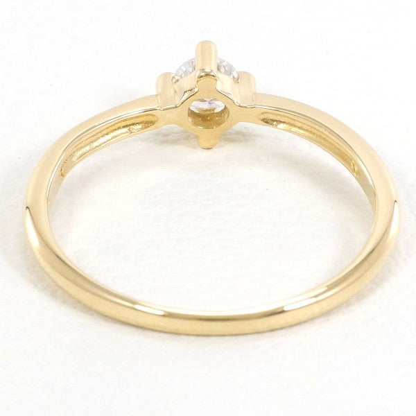 K18YG Yellow Gold Diamond Ring 7.5