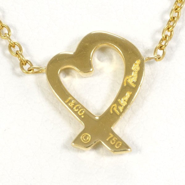 Tiffany Loving Heart K18YG Necklace