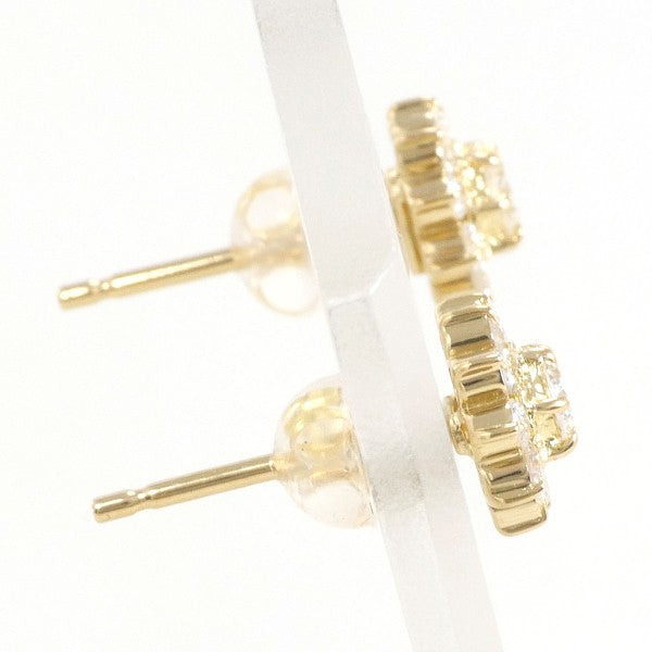 K18 Yellow Gold Diamond Earrings