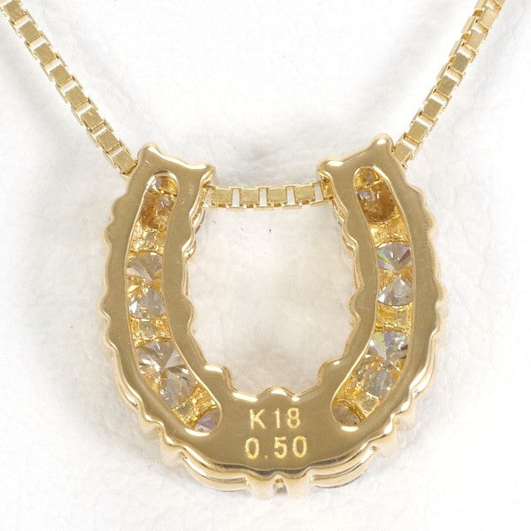 K18 Yellow Gold Diamond Necklace