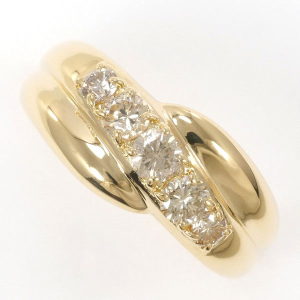 K18 Yellow Gold Diamond Ring