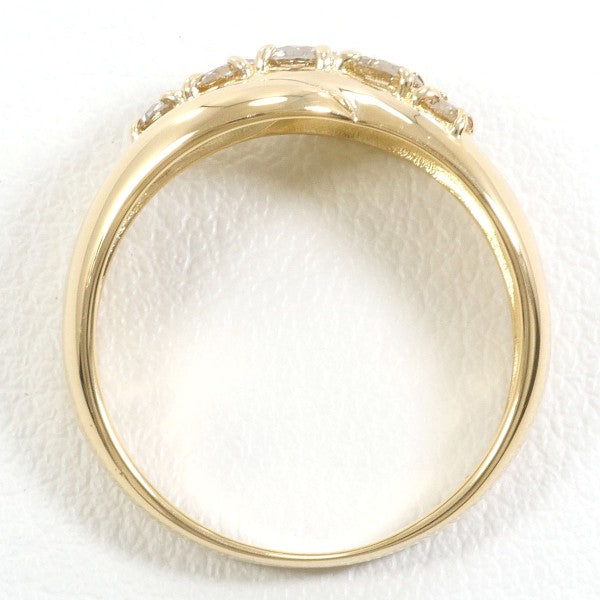 K18 Yellow Gold Diamond Ring