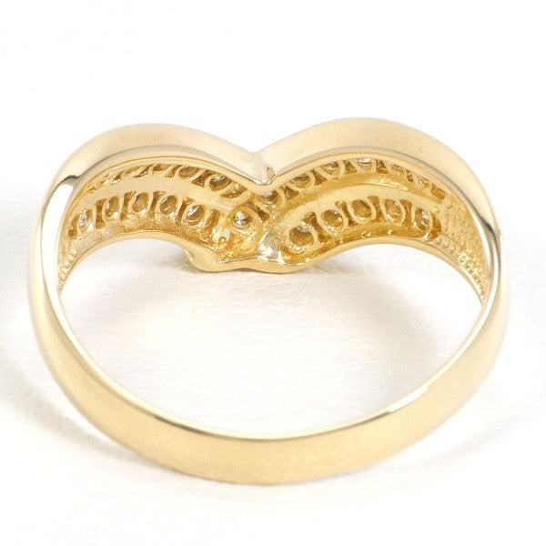 K18 Yellow Gold Diamond Ring