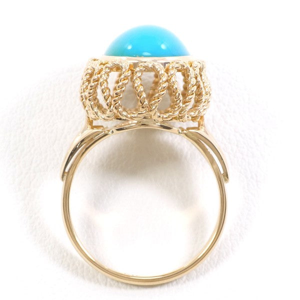 K18 Yellow Gold Turquoise Ring