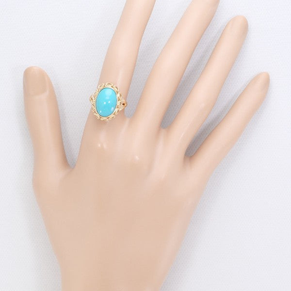 K18 Yellow Gold Turquoise Ring