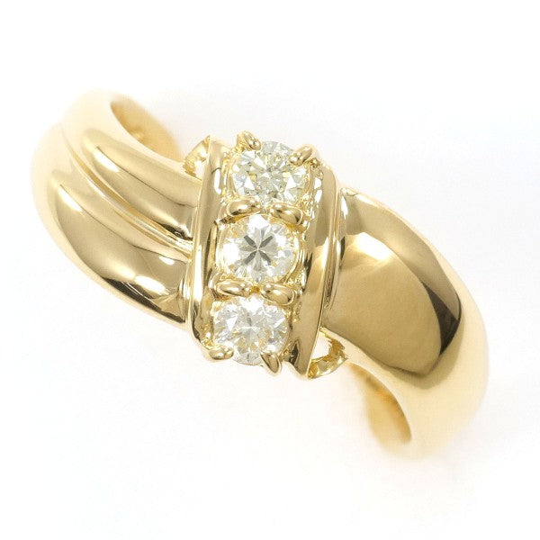 K18 Yellow Gold Diamond Ring