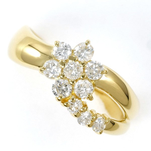 K18 Yellow Gold Diamond Ring 12.5