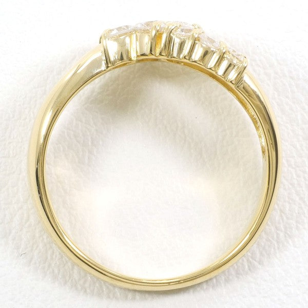 K18 Yellow Gold Diamond Ring 12.5