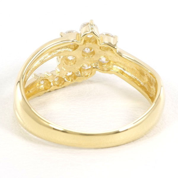 K18 Yellow Gold Diamond Ring 12.5