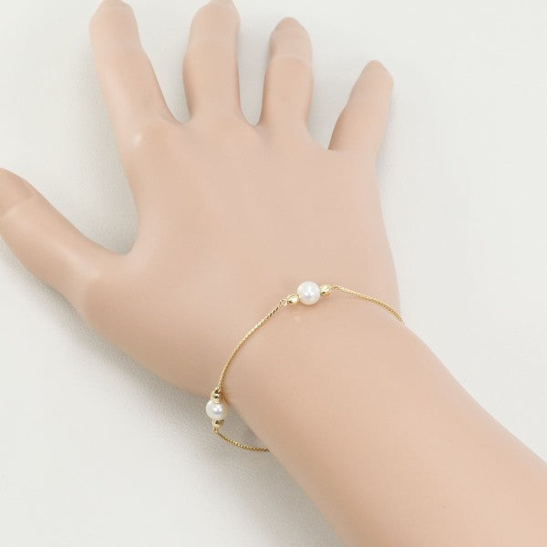 K18 Yellow Gold Pearl Bracelet