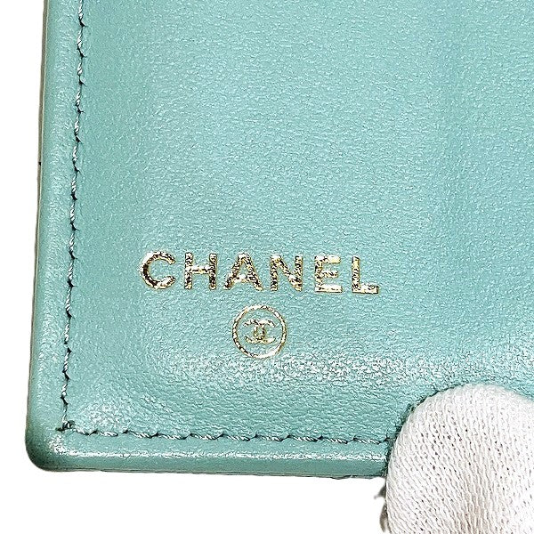 Chanel Matelasse Cocomark Trifold Wallet