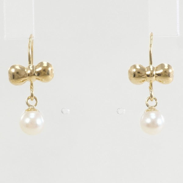 K18 Yellow Gold Pearl Earrings