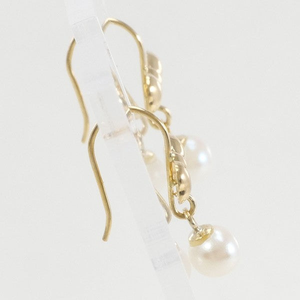 K18 Yellow Gold Pearl Earrings