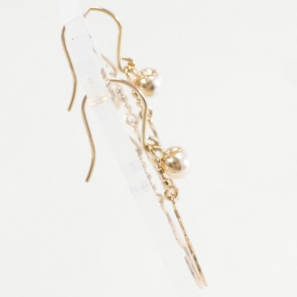 K18 Pink Gold Pearl Earrings