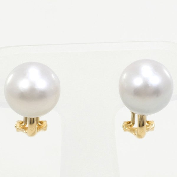 K18 Yellow Gold Pearl Earrings