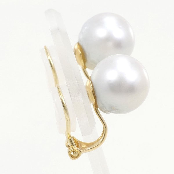 K18 Yellow Gold Pearl Earrings