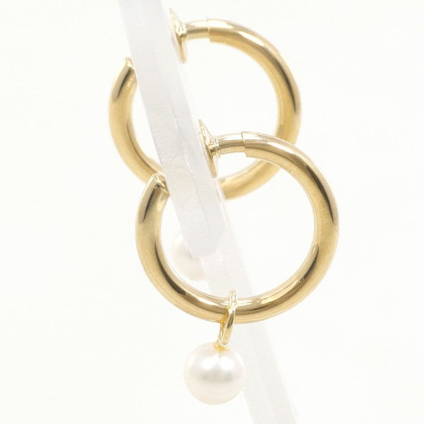 K18 Yellow Gold Pearl Earrings