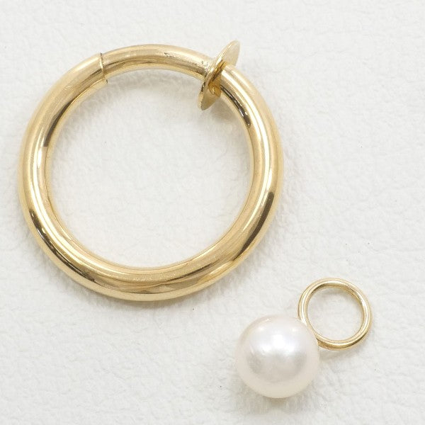 K18 Yellow Gold Pearl Earrings