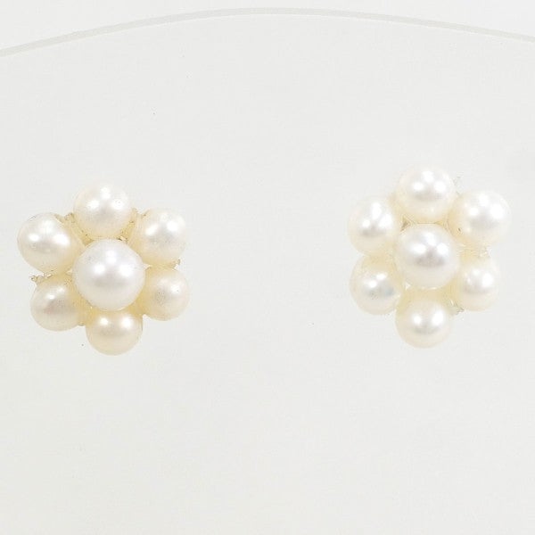 K18 Yellow Gold Pearl Earrings