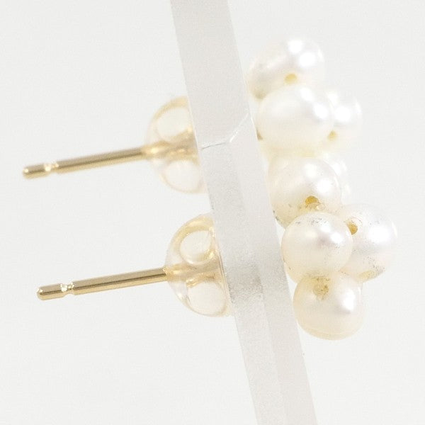 K18 Yellow Gold Pearl Earrings