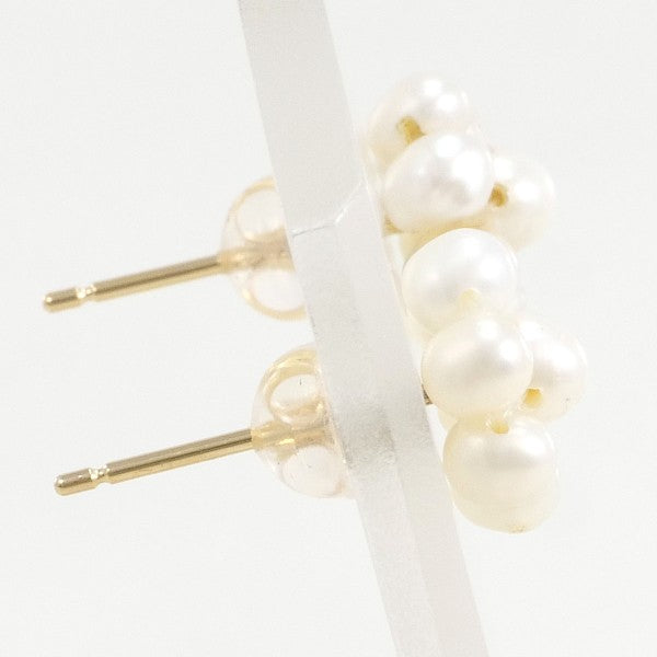 K18 Yellow Gold Pearl Earrings